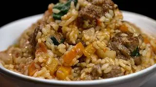Thumbnail: Make a Quick and Delicious Dinner with Orzo Pasta Ground Beef! So Yummy!