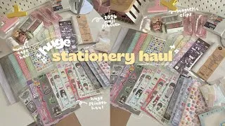 Thumbnail: Huge stationery haul ⭐️ muji 2026 planner, cute stickers & journaling supplies 🛍️