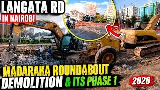 Thumbnail: Nairobi's Langata Rd Changing: Madaraka Roundabout Demolition & ITS Phase 1