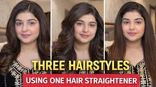 Thumbnail: Sirf 1 Straightener Se 3 Hairstyles | Easy Step-by-Step Tutorial Shilpa Khatwani