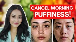 Thumbnail: How To Stop Waking Up To Puffy Face & Have Sculpted Face. Morning Dewy Radiant Skin Secret. 