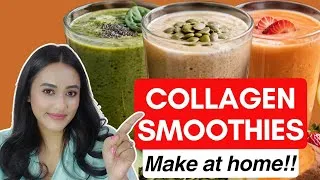 Thumbnail: 3 COLLAGEN SMOOTHIES That Fill Sunken Cheeks Give Plumper Face & Reverse Skin Aging