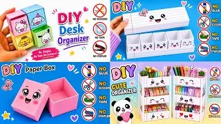 Thumbnail: DIY Desk Organizer | DIY Mini Organizer | DIY Box Making Craft Ideas | DIY Paper Craft Ideas #craft