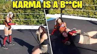 Thumbnail: Cinna Gets Taught a Brutal Lesson By Zelina Vega Ft Tiffany Stratton