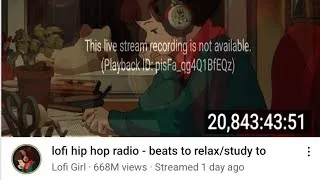 Thumbnail: Lofi girl ending her stream after 2 years be like