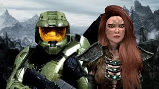 Thumbnail: Master Chief saves SKYRIM