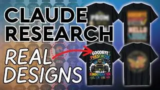 Thumbnail: I Turned Claude AI Research Into Shirt Designs That Sell (Using ChatGPT)