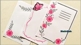 Thumbnail: BEAUTIFUL BORDER DESIGNS/PROJECT WORK DESIGNS/A4 SHEET/FILE/FRONT PAGE DESIGN FOR SCHOOL PROJECT