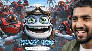 Thumbnail: Crazy Frog - Axel F but it's ruined by AI #1 (Baby Robot vs Big Daddy)