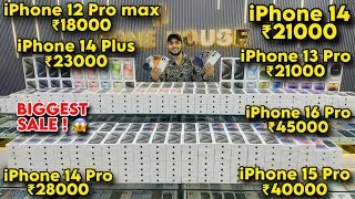 Thumbnail: Biggest iPhone Sale Ever 🔥 I Cheapest iPhone Market | Second Hand Mobile | iPhone16 Pro iPhone 17