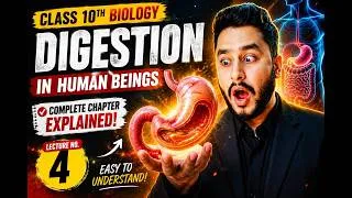 Thumbnail: Human Digestive System in One Shot | Class 10 Science | Lecture 4
