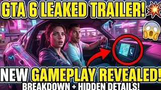 Thumbnail: GTA 6 LEAKED TRAILER: New Gameplay & Hidden Details Revealed!