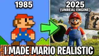 Thumbnail: I Made Super Mario Realistic (It's Terrifying)