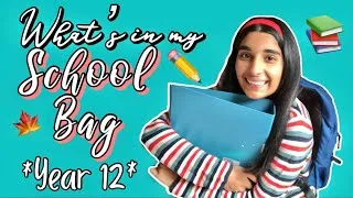 Thumbnail: SIXTH FORM/YEAR 12 What's in My School Bag & Pencil Case (Year 12 Stationery Essentials) 2021 UK
