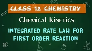 Thumbnail: Integrated rate law for first order reaction | Chemical Kinetics | 12th Chemistry | In Tamil