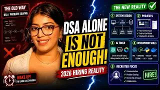 Thumbnail: Are You STILL Learning Only DSA for Interviews in 2026?