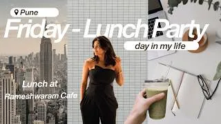 Thumbnail: Day in my life of a software engineer in Pune * lunch-party edition *