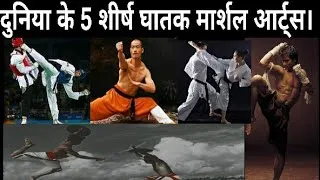 Thumbnail: Most dangerous top 5 martial arts in the world (Hindi) explained.