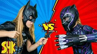 Thumbnail: Batman or Black Panther? SuperHeroKids Comics