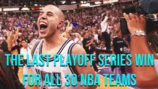 Thumbnail: Last Playoff Series Win For Every NBA Team