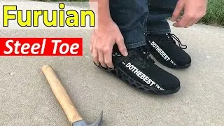 Thumbnail: Furuian Steel Toe Shoes Review, Safety, Lightweight, Comfortable Indestructible Work Sneakers Shoes
