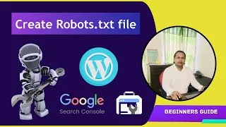 Thumbnail: How to create robots.txt file | Customize & Edit robots file wordpress