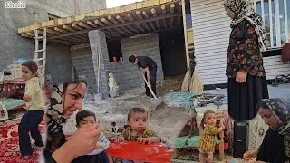 Thumbnail: 🏡🌿 Rural Life Challenges: Hamid & Narges Continue Building the Traditional Storage Room 🔨❤️