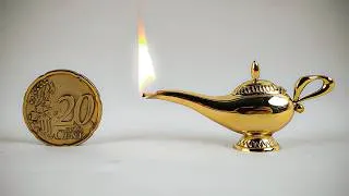 Thumbnail: Forged a Tiny Golden Aladdin Lamp… and It Actually Works!