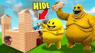 Thumbnail: Can OBESITY eat my FORT?! (Garry's Mod Sandbox)
