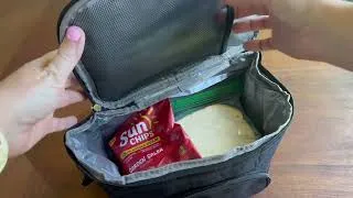 Thumbnail: Insulated + leak-proof lunch bag -  can fit up to 12 cans