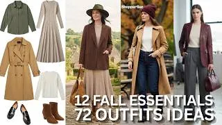 Thumbnail: 12 Fall Wardrobe Essentials 72 Outfits Lookbook For Work And Casual Wear | ShopperSuz