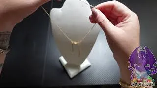 Thumbnail: Showing Yheakne Boho Moon Star Drop Necklace