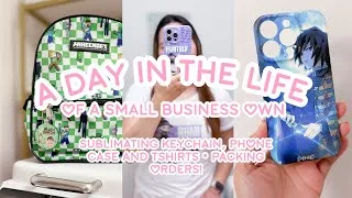 Thumbnail: ✨ DAY IN THE LIFE OF A SMALL BUSINESS OWNER | Studio Vlog + ASMR ✨