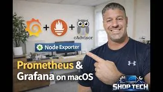 Thumbnail: Docker Monitoring Stack on macOS: Prometheus, Grafana, Node Exporter & cAdvisor (Full Setup)Grafana