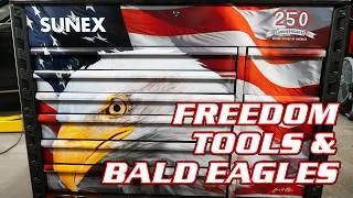 Thumbnail: 250th USA Anniversary SUNEX Tools Juic'd Box Review - WARNING - Bald Eagles