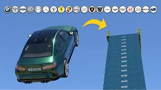 Thumbnail: 40 Shipping Containers vs Every Car Brand! | BeamNG Drive