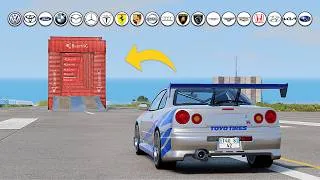 Thumbnail: Which Car Brand Can Pass the Most Containers? | BeamNG Drive