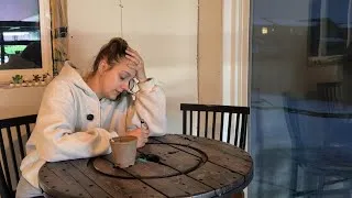 Thumbnail: More shelf more problems? Starting annuals and transplanting tomatoes & first garden harvest! 🧅 