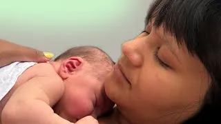 Thumbnail: Birth story of my first baby ❤️ | Induction, No Pain Meds, Preeclampsia