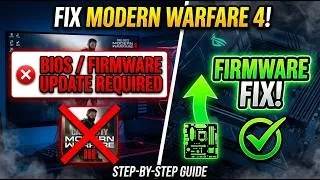 Thumbnail: Fix Modern Warfare 4 BIOS FIRMWARE UPDATE REQUIRED Error | MW4 BIOS Update Required Fix