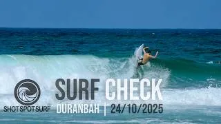 Thumbnail: Surf Check  | Duranbah 24.10.25 | Midday Peaks 