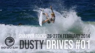 Thumbnail: JFF, Slater, Fanning & more at Snapper Rocks Free Surfing warm-up QuikPro 2014 | DUSTY DRIVES Ep. 01