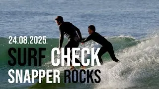 Thumbnail: Surf Report | Sunday, 24.08.25 - Snapper Rocks | Clean Runners & One Dodgy Drop-In