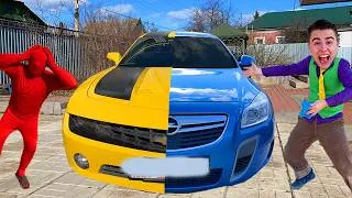 Thumbnail: Funny Video 2026 - Giant Motorcycle Surprise For Fireman Family At Secret Garage