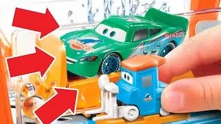 Thumbnail: Disney Pixar Cars Color Changer Dinoco Carswash changes paintjobs easy! Throwback video