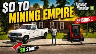 Thumbnail: I Started With $0 to Build a Mining Empire in Farming Simulator 25 | Episode 1