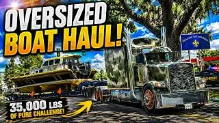 Thumbnail: American Truck Simulator | Oversized Boat Haul in a Peterbilt 389 Legacy | Louisiana Heavy Haul