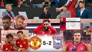 Thumbnail: 🔥 BRUNO FERNANDES IS UNSTOPPABLE! | Man Utd vs Ipswich 5-2 | Post Match Analysis & Reactions