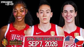 Thumbnail: (LIVE) Angel Reese Caitlin Clark | USA vs Czechia 2026 FIBA Women’s Basketball World Cup