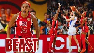 Thumbnail: (WOW!!) Angel Reese Defensive MASTERCLASS Saved USA from Disaster Upset vs Italy
